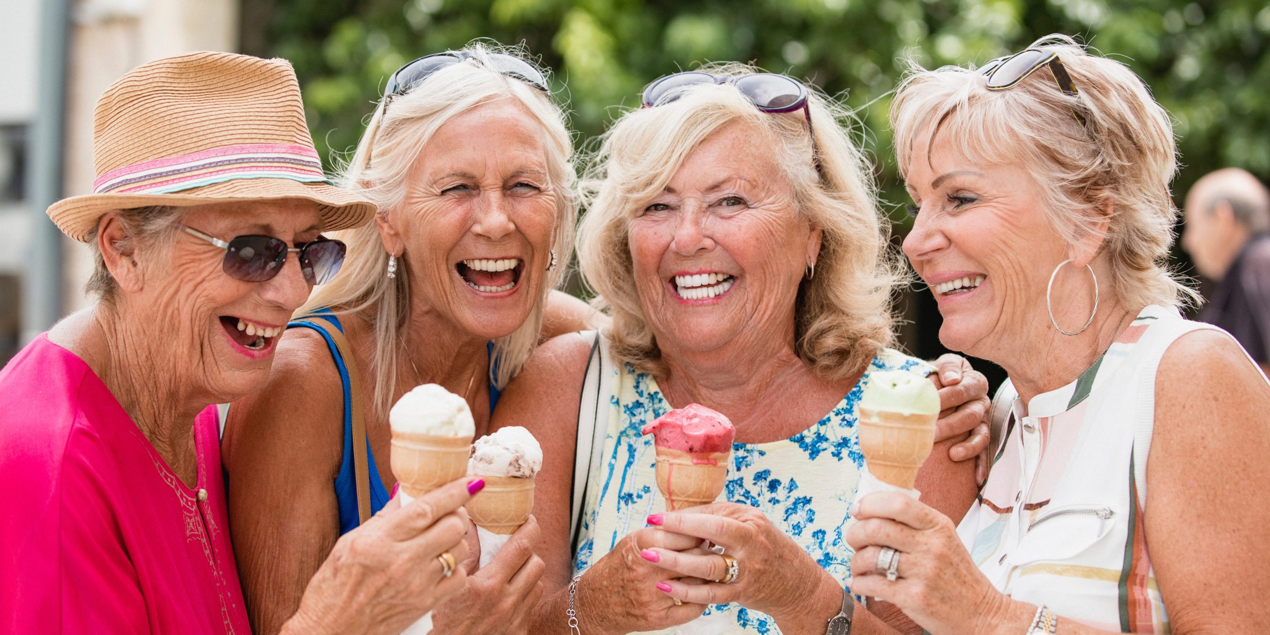 friends earing ice-cream